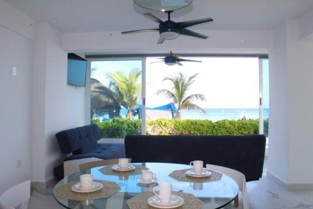 Beach Front Renewed Apartment Cancún Exterior foto