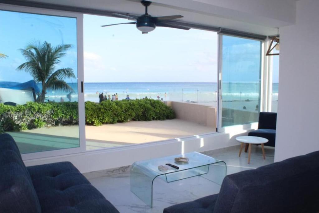 Beach Front Renewed Apartment Cancún Exterior foto