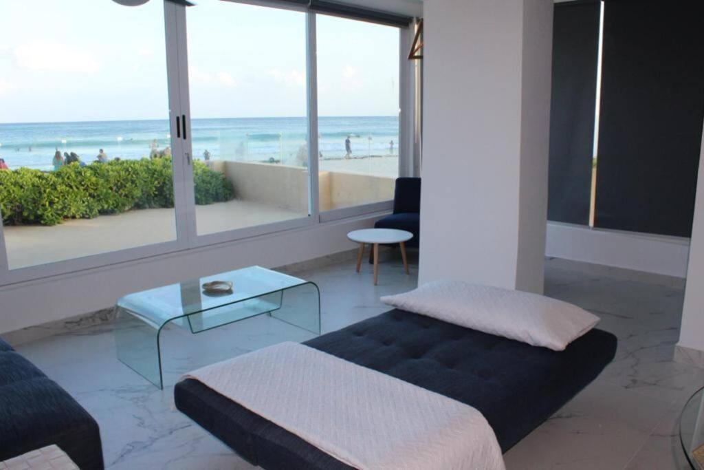 Beach Front Renewed Apartment Cancún Exterior foto